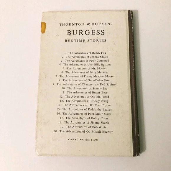 Vtg  The Adventures of Jimmy Skunk Thornton Burgess Bedtime Story Book - Picture 4 of 16